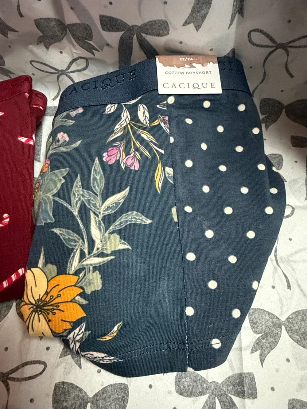 Lane Bryant Cacique Cotton Boyshort 3CT 22/24 - NEW